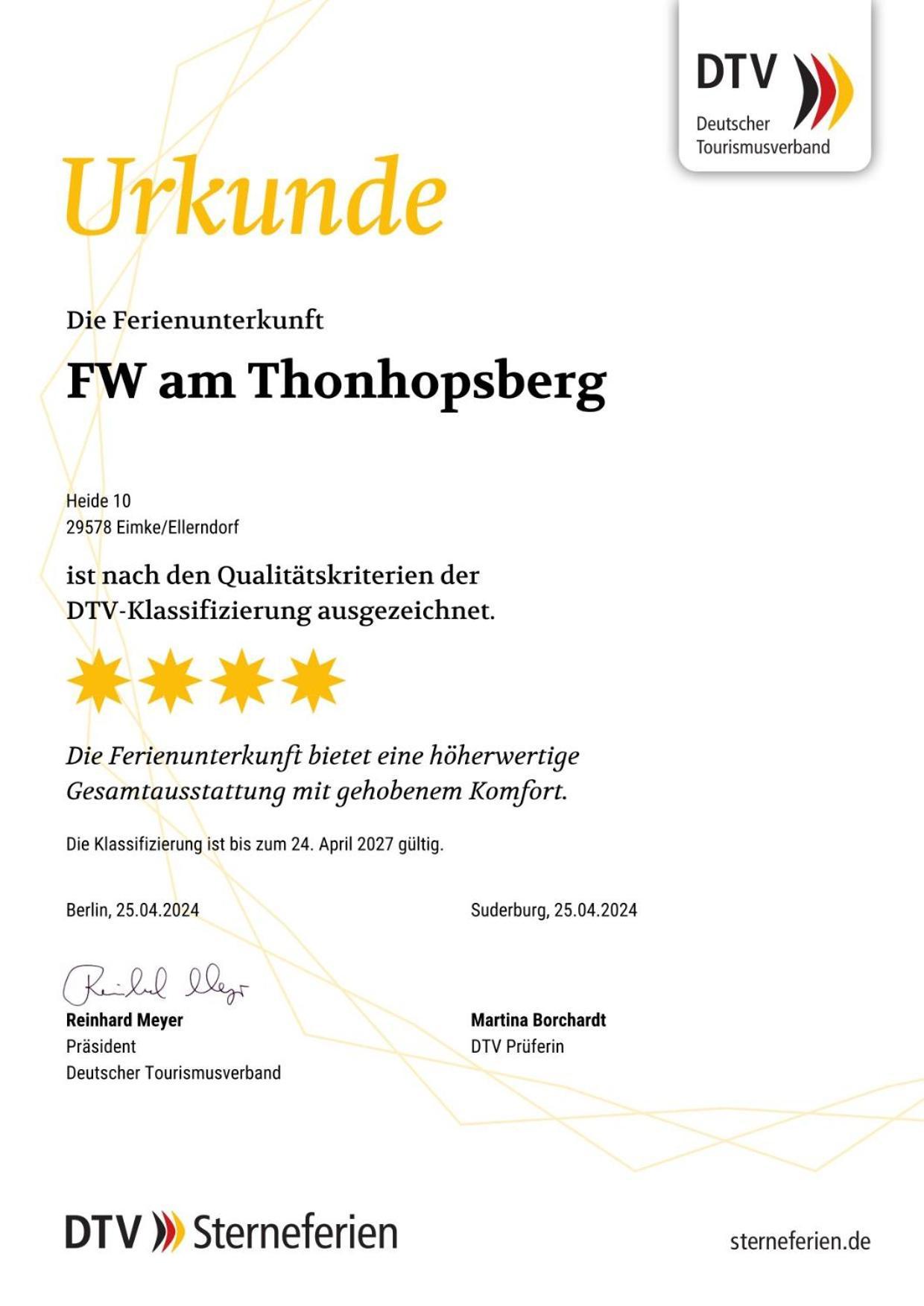 Ferienwohnung Am Thonhopsberg Eimke Exterior photo